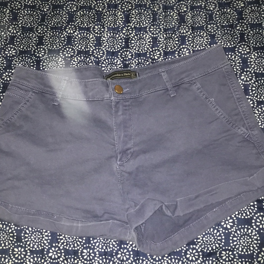 Navy A & F Shorts